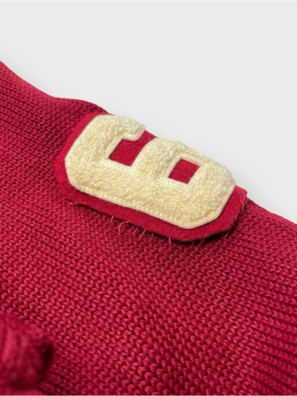 Vintage 60s Dave A Letterman Cardigan Sweater, College Varsity Wool Berkeley XL - Picture 7 of 10